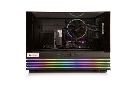 Multicom Light Base A925 Gaming-PC AMD Ryzen 7 9800X3D, 64GB DDR5 RAM, 4TB PCIe SSD, GeForce RTX 5080 16GB GDDR7, 5GbE, Wi-Fi 7 320MHz, Windows 11 Home (MULTICOM-A925-06-AMDFB)