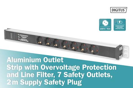 Digitus flerkoplingslist - 4000 watt - 3600 VA (DN-95412)