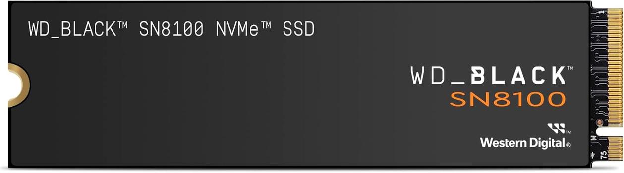 WD _BLACK SN8100 1TB SSD PCIe 5.0 NVMe M.2 (WDS100T1X0M-00CMT0)