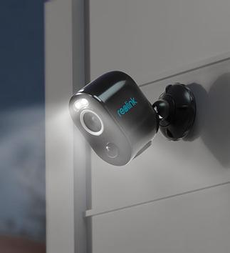 Reolink Argus 3 Pro (B330) svart, 5MP overvåkningskamera med belysning,  2.4GHz/ 5GHz Dual-band Wi-Fi, 2560x1440,  IP65, oppladbart (RLC-B330-B)