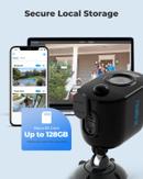 Reolink Argus 3 Pro (B330) svart, 5MP overvåkningskamera med belysning,  2.4GHz/ 5GHz Dual-band Wi-Fi, 2560x1440,  IP65, oppladbart (RLC-B330-B)