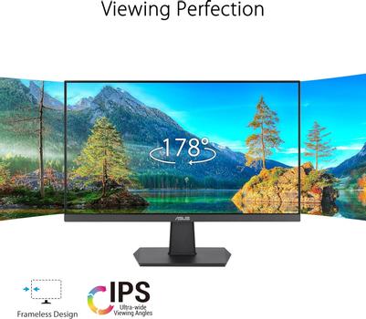 ASUS 27" IPS, 100hz, 1ms gamingskjerm med Full-HD-oppløsning (1920x1080) VA27EHF (90LM0550-B04170)