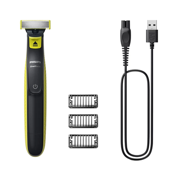 Philips Norelco OneBlade QP2724/10 Elektrorasierer Folienschaber Trimmer Grau, Limette (QP2724/10)