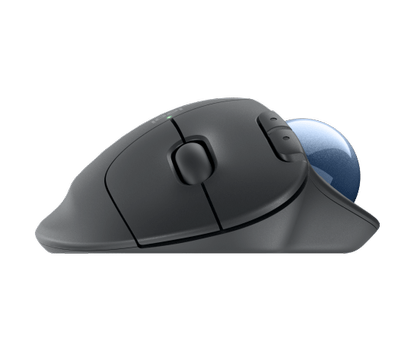 Logitech ERGO M575S Wireless Trackball - Graphite + Blue Ball (910-007029)