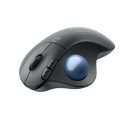 Logitech ERGO M575S Wireless Trackball - Graphite + Blue Ball (910-007029)