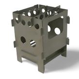 Adventure TiStove 100 titan kvistbrenner 125 gram, 82x82x115 mm (TiStove100)