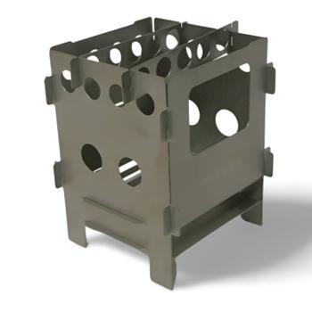 Adventure TiStove 100 titan kvistbrenner 125 gram, 82x82x115 mm (TiStove100)