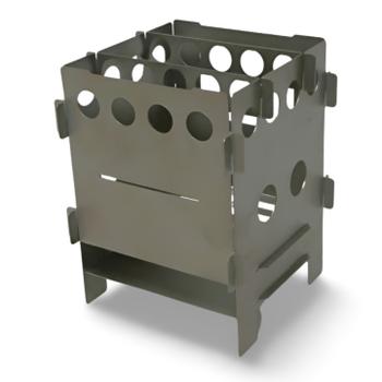 Adventure TiStove 100 titan kvistbrenner 125 gram, 82x82x115 mm (TiStove100)