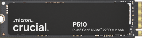 Crucial P510 1TB PCIe Gen5 NVMe M.2 PCIe 5.0 SSD (CT1000P510SSD8)