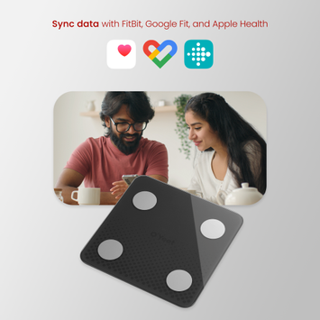 OYeet BS-OY01 smart personvekt hvit (BS-OY01-WH)