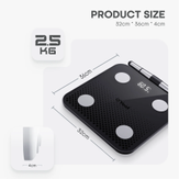 OYeet BS-OY03 smart personvekt mørkegrå (BS-OY03-BK)