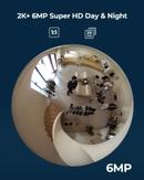 Reolink W520 360° Panorama Fisheye-kamera Wi-Fi - 6MP - som å ha fire kameraer i ett! (RLC-W520)