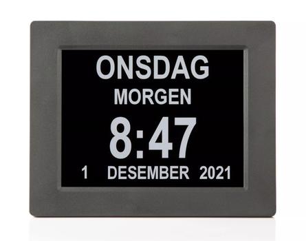 Ontario lettleselig kalenderklokke for eldre med Alzheimers,  demens -  (ONT-DC010-B)