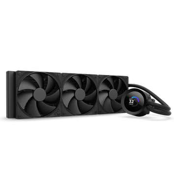NZXT Kraken Plus 360 Black 360mm AIO vannkjøling med LCD-skjerm (RL-KN360-B2)