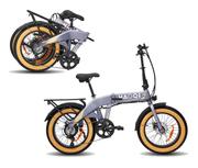 HAOQI Squirrel sammenleggbar elsykkel - grå