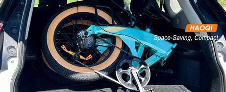 HAOQI Squirrel sammenleggbar elsykkel - blå (HAOQI-Squirrel-BL)