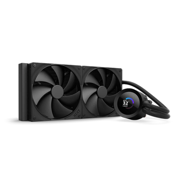 NZXT Kraken Plus 280 Black 280mm AIO vannkjøling med LCD-skjerm (RL-KN280-B2)