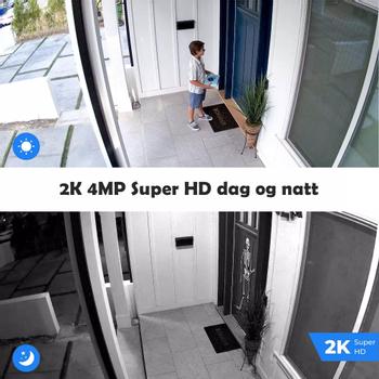 Reolink Argus PT 5MP – hvitt batteridrevet Wi-Fi Pan & Tilt-kamera (RLC-B430-W)