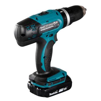 Makita DHP453RFE slagtrekker - 2x 3.0Ah LXT 18V - 42Nm - med koffert (DHP453RFE)