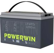 Powerwin BT100 12.8V 100Ah LiFePO4 litiumbatteri for båt, hytte, campingvogn og bobil (forbruk)
