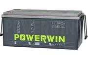 Powerwin BT200 12.8V 200Ah LiFePO4 litiumbatteri for båt, hytte, campingvogn og bobil (forbruk)