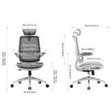 Sihoo M59AS ergonomisk kontorstol svart - 5 års garanti (SH-M59AS-M302)