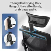 Sihoo M59AS ergonomisk kontorstol svart - 5 års garanti (SH-M59AS-M302)