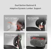 Sihoo M59AS ergonomisk kontorstol svart - 5 års garanti (SH-M59AS-M302)