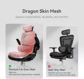 Sihoo M59AS ergonomisk kontorstol svart - 5 års garanti (SH-M59AS-M302)