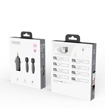 Dsong trådløst mikrofonsystem - 2 sendere med 3-i-1 mottaker (DSONG-DS-A4D)