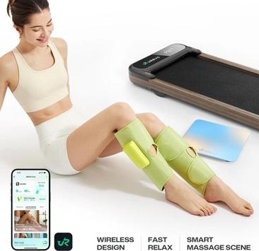 Urevo smart oppladbar leggmassasje - grønn (UCRM001-GR)