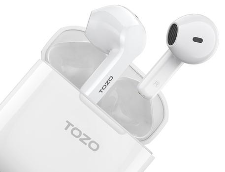Tozo A3 White støydempende ørepropper True wireless-hodetelefoner med mikrofon (TZ-A3White)