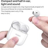 Tozo A3 White støydempende ørepropper True wireless-hodetelefoner med mikrofon (TZ-A3White)