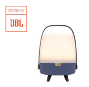Kooduu Lite-up Play Mini OceanBlue oppladbar lampe med JBL-høyttaler