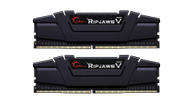 G.SKILL Ripjaws V - DDR4 - sett - 32 GB: 2 x 16 GB - DIMM 288-pin - 3200 MHz / PC4-25600 - ikke-bufret (F4-3200C16D-32GVK)