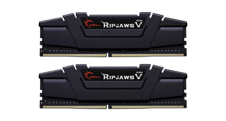 G.SKILL Ripjaws V - DDR4 - sett - 32 GB: 2 x 16 GB - DIMM 288-pin - 3200 MHz / PC4-25600 - ikke-bufret (F4-3200C16D-32GVK)