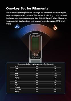Creality Space Pi filamenttørker (CR-SPACE-PI)