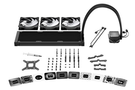 be quiet! Pure Loop 3 LX 360mm, 3x 120mm vannkjøling for Intel LGA1851, LGA1700, LGA1200, LGA1155, LGA1151, LGA1150 & AMD AM5, AM4 (BW031EU)