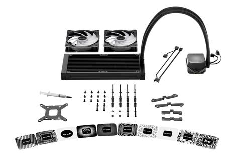 be quiet! Pure Loop 3 LX 240mm, 2x 120mm vannkjøling for Intel LGA1851, LGA1700, LGA1200, LGA1155, LGA1151, LGA1150 & AMD AM5, AM4 (BW030EU)