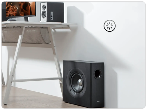 Edifier T5s Powered Subwoofer Black 70W, 8", 35-115Hz, 40x40x17cm (T5S-BK)