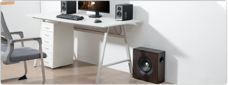 Edifier T5s Powered Subwoofer Brown 70W, 8", 35-115Hz, 40x40x17cm (T5S-WD)