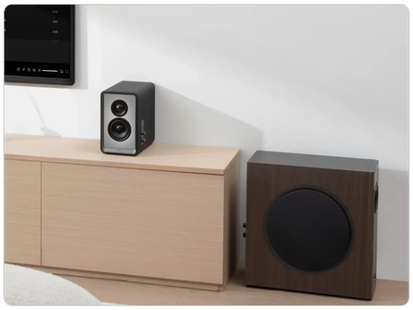 Edifier T5s Powered Subwoofer Brown 70W, 8", 35-115Hz, 40x40x17cm (T5S-WD)