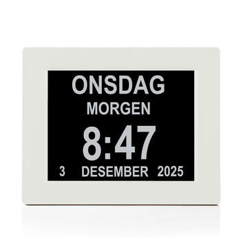Ontario lettleselig kalenderklokke for eldre med Alzheimers,  demens -  (ONT-DC0--4)