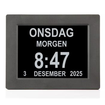 Ontario lettleselig kalenderklokke for eldre med Alzheimers,  demens -  (ONT-DC010-B)