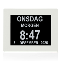 Ontario lettleselig kalenderklokke for eldre med Alzheimers, demens - 