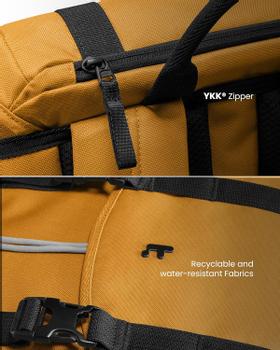 Tomtoc VintPack-TA1 Laptop Backpack Yellow for 16" laptop og 12.9" iPad, 45x30x15cm (TA1M1Y1)