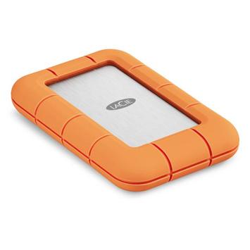 LaCie 1TB Rugged SSD4 40Gbps USB4 USB-C for macOS, iPadOS, iOS, Windows, ChromeOS, Android og gamingkonsoller IP54 (STND1000400)