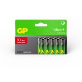 GP Ultra Plus AA-batteri 10-pk Alkaline 5AUP/LR6 (151441)