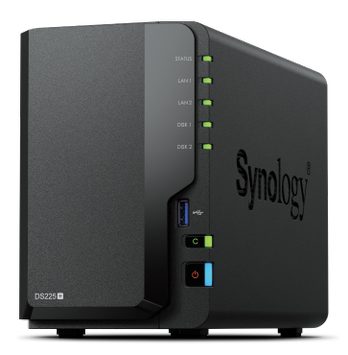 Synology DiskStation DS225+ 2.5GbE NAS-server (DS225+)
