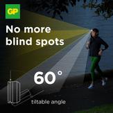 GP Xplor oppladbar hodelykt 300lm USB-C, 44 gram, IPX6, PHR16 (455027)